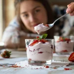 Ce dessert 2 ingrédients aux fraises, sans cuisson, est celui à tester avant la fin du printemps