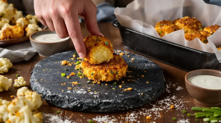 « J’en fais à chaque apéro d’hiver » : mes croquettes de chou-fleur dorées au four, prêtes en 30 minutes