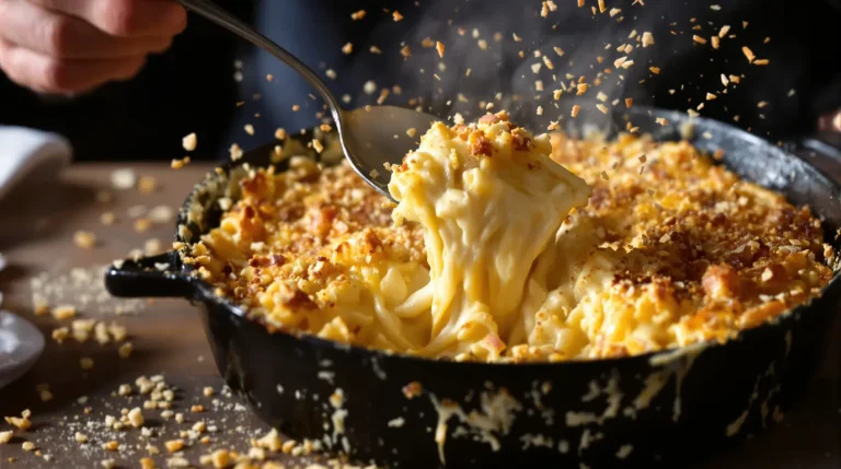 « On dirait un plat de chef » : ce gratin de pâtes au jambon cache un plus croustillant dans la chapelure